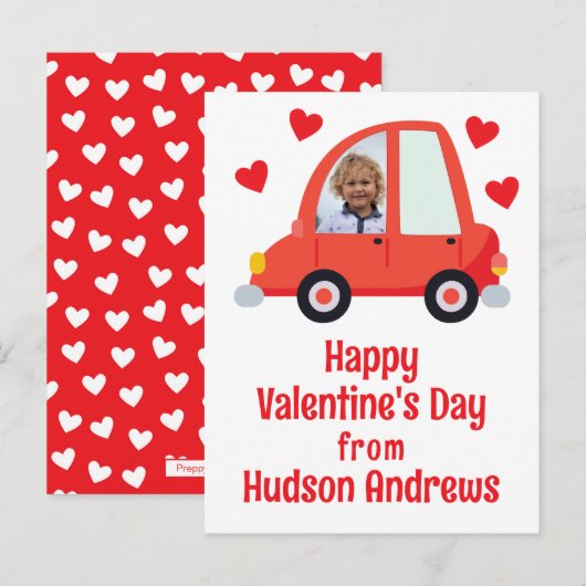 Foto Valentinstag Karten (Vorne/Hinten)