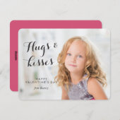 Foto Valentinstag Kinder Klassenzimmer Valentine Feiertagskarte (Vorne/Hinten)