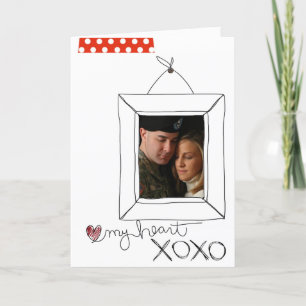 Foto-Valentinstagkarte Feiertagskarte
