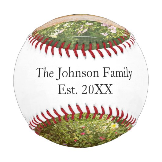 Foto Vater und Kind Baseball (Rückseite)