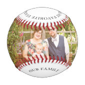 Foto Vater und Kind Baseball (Vorderseite)