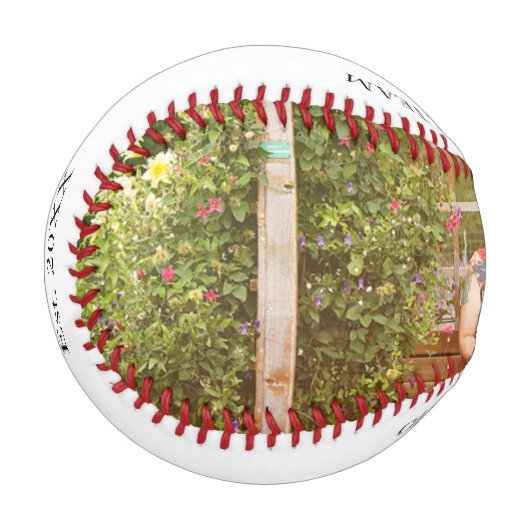 Foto Vater und Kind Baseball (Vorderseite Links)