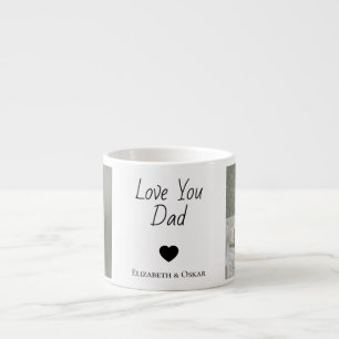 Foto Vatertag Geschenk mit Kindernamen - Espressotasse
