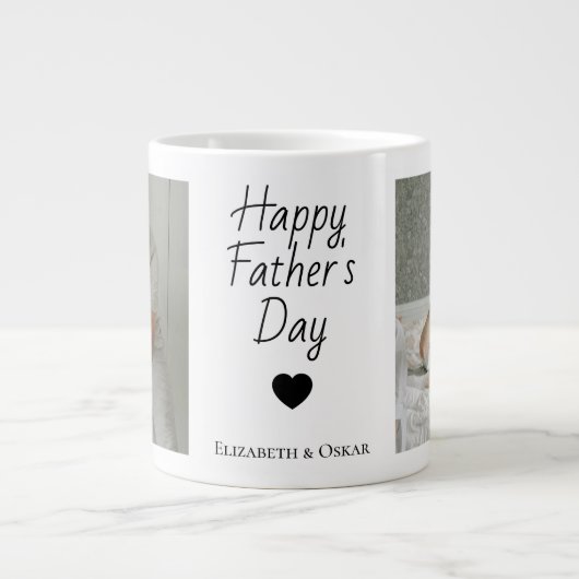 Foto Vatertag Tasse mit Kindernamen - Geschenk (Vorderseite)