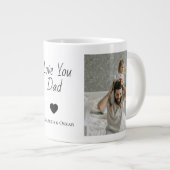 Foto Vatertag Tasse mit Kindernamen - Geschenk (Vorderseite Rechts)