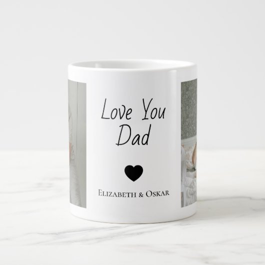 Foto Vatertag Tasse mit Kindernamen - Geschenk (Vorderseite)