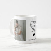 Foto Vatertag Tasse mit Kindernamen - Geschenk (Vorderseite Links)