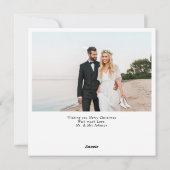 Foto Verheiratet Weihnachten (Rückseite)