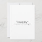 Foto-Verlobung beim Hochfahren speichern der Datum Save The Date (Rückseite)