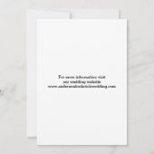 Foto-Verlobung beim Hochfahren speichern der Datum Save The Date (Rückseite)