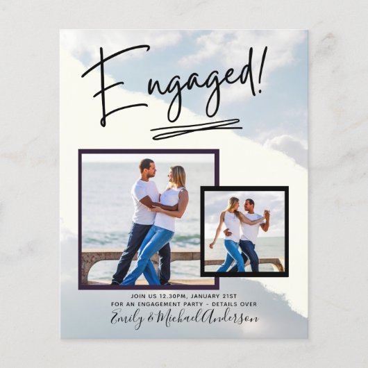 FOTO-VERLOBUNG im HAUSHALT Ankündigung SKRIPT (Vorderseite)