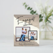 FOTO-VERLOBUNG im HAUSHALT Ankündigung SKRIPT (Stehend Vorderseite)