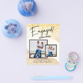 FOTO-VERLOBUNG im HAUSHALT Ankündigung SKRIPT Flyer (Einzeln)