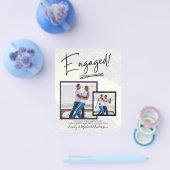 FOTO-VERLOBUNG im HAUSHALT Ankündigung SKRIPT Flyer (Einzeln)