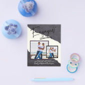 FOTO-VERLOBUNG im HAUSHALT Ankündigung SKRIPT Flyer (Einzeln)