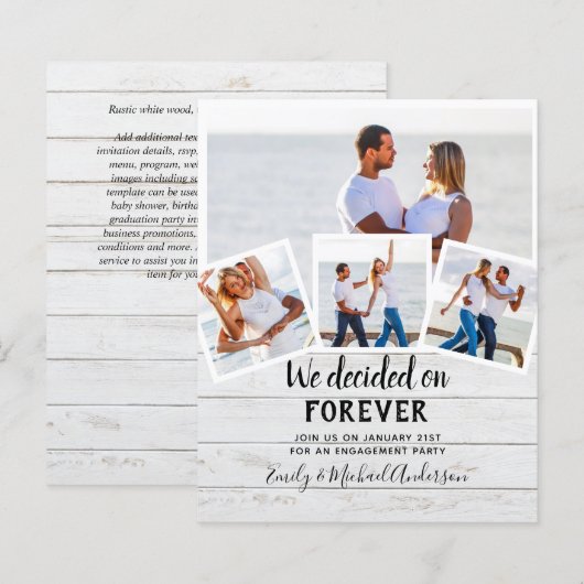 FOTO-VERLOBUNG-QUOTE - FARBEN (Vorne/Hinten)