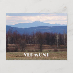 Foto Vermont Landschaft Szene mit Bergen Postkarte