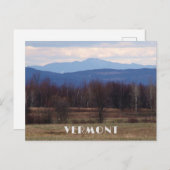 Foto Vermont Landschaft Szene mit Bergen Postkarte (Vorne/Hinten)