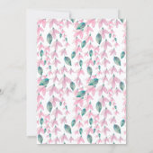 Foto-Verpflichtungserklärung für Wasserfarben Einladung (Rückseite)