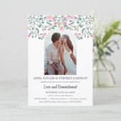 Foto-Verpflichtungserklärung für Wasserfarben Einladung (Stehend Vorderseite)