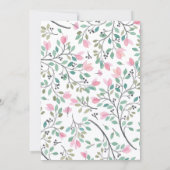 Foto-Verpflichtungserklärung für Wasserfarben Einladung (Rückseite)