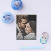 Foto - Vertikal Save the Date Flyer (Einzeln)