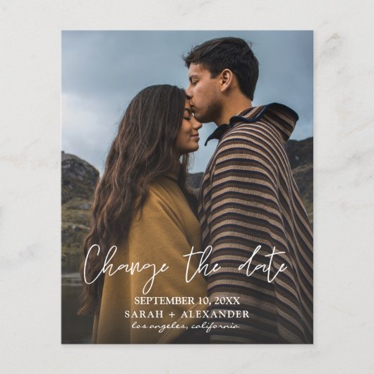 Foto Vertikale Änderung des Datums Flyer (Vorne)