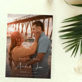 Foto - Vertikales Handschreiben Save the Date 4 Einladung