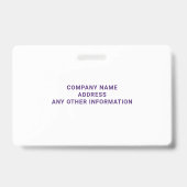 Foto Veterinarian ID Abzeichen Ausweis (Rückseite)