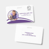 Foto Veterinarian ID Abzeichen Ausweis (Vorder- & Rückseite)