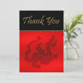 Foto vielen Dank Dankeskarte (Stehend Vorderseite)