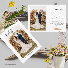 Foto Vielen Dank, dass Sie eine Kartenvorlage. Mitteilungskarte