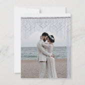 Foto Vielen Dank, dass Sie Pampas Grass Hochzeit. (Rückseite)