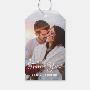 Foto Vielen Dank für Ihr Interesse Tag Geschenkanhänger