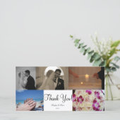 Foto Vielen Dank für Ihre Karte (Stehend Vorderseite)