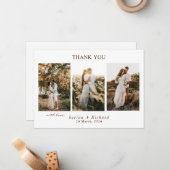 Foto Vielen Dank für Ihre Karte (Vorderseite/Rückseite Beispiel)