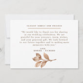 Foto Vielen Dank für Ihre Karte (Rückseite)