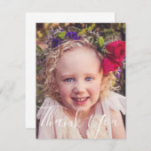 Foto Vielen Dank für Ihre Karte (Vorne/Hinten)