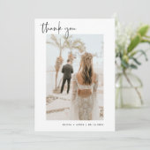 Foto Vielen Dank für Ihre Karte | Boho Wedding Dan (Stehend Vorderseite)