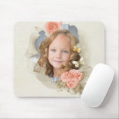 Foto Viktorianisch florale Maus Pad Mousepad (Mit Mouse)