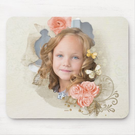 Foto Viktorianisch florale Maus Pad Mousepad (Vorne)