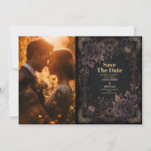 Foto Viktorianisch Royal Gothic Wedding Save The Date (Vorderseite)