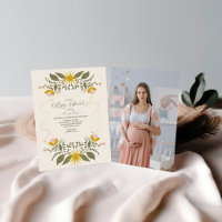 Foto Vintag Celestial Botanical Baby Dusche