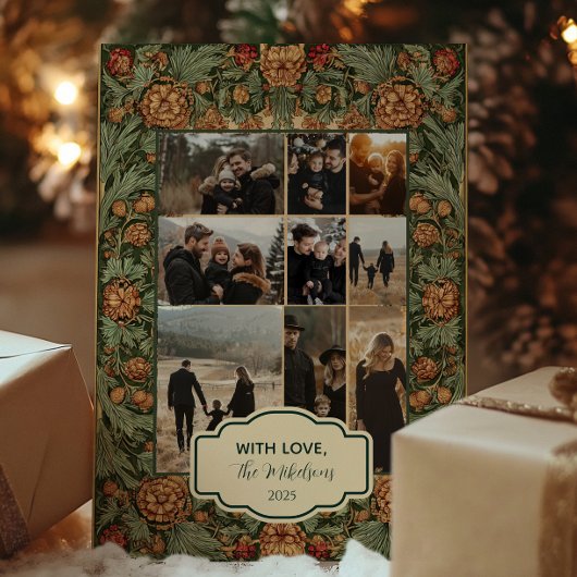 Foto Vintag Pinecone Feiertagskarte