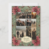 Foto Vintag Poinsettia Weihnachten (Vorderseite)