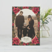 Foto Vintage Barock Weihnachten (Stehend Vorderseite)