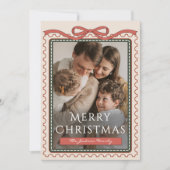 Foto Vintage Briefmarke Coquette Einladung (Vorderseite)