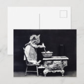 Foto Vintage Chatküche Postkarte (Vorne/Hinten)