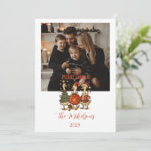 Foto Vintage-Gans Weihnachten (Stehend Vorderseite)