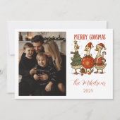 Foto Vintage-Gans Weihnachten (Vorderseite)